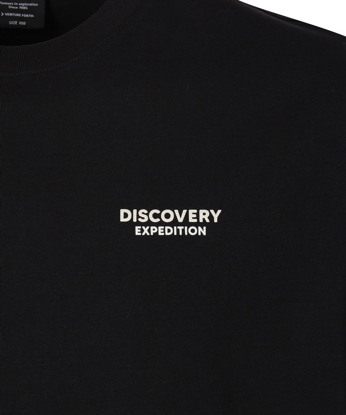 디스커버리 익스페디션(DISCOVERY EXPEDITION) 유니 프레시벤트 테라스 반팔티셔츠 (BLACK)