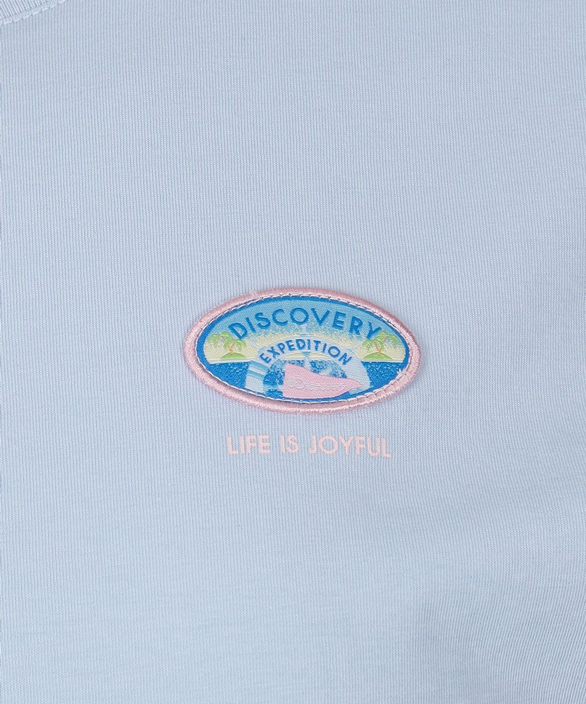 디스커버리 익스페디션(DISCOVERY EXPEDITION) 여성 프레시벤트 보트 와펜 반팔티셔츠 (L/BLUE)