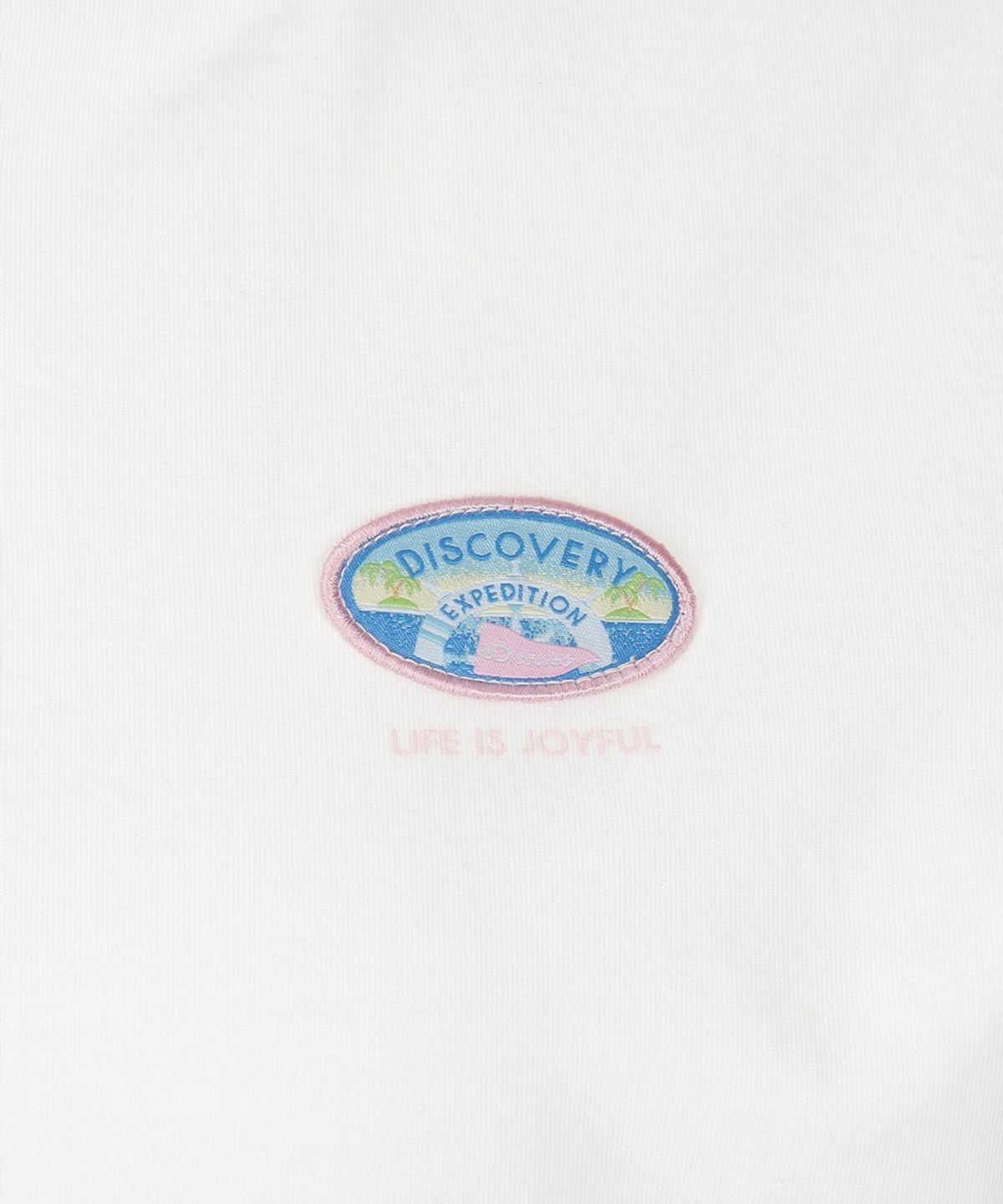 디스커버리 익스페디션(DISCOVERY EXPEDITION) 여성 프레시벤트 보트 와펜 반팔티셔츠 (WHITE)