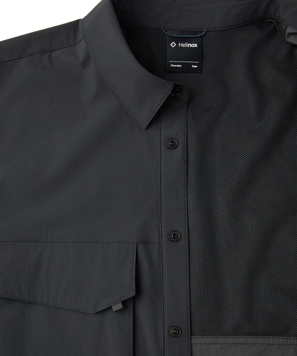 헬리녹스 웨어(HELINOX WEAR) 반팔 필드 셔츠_Black