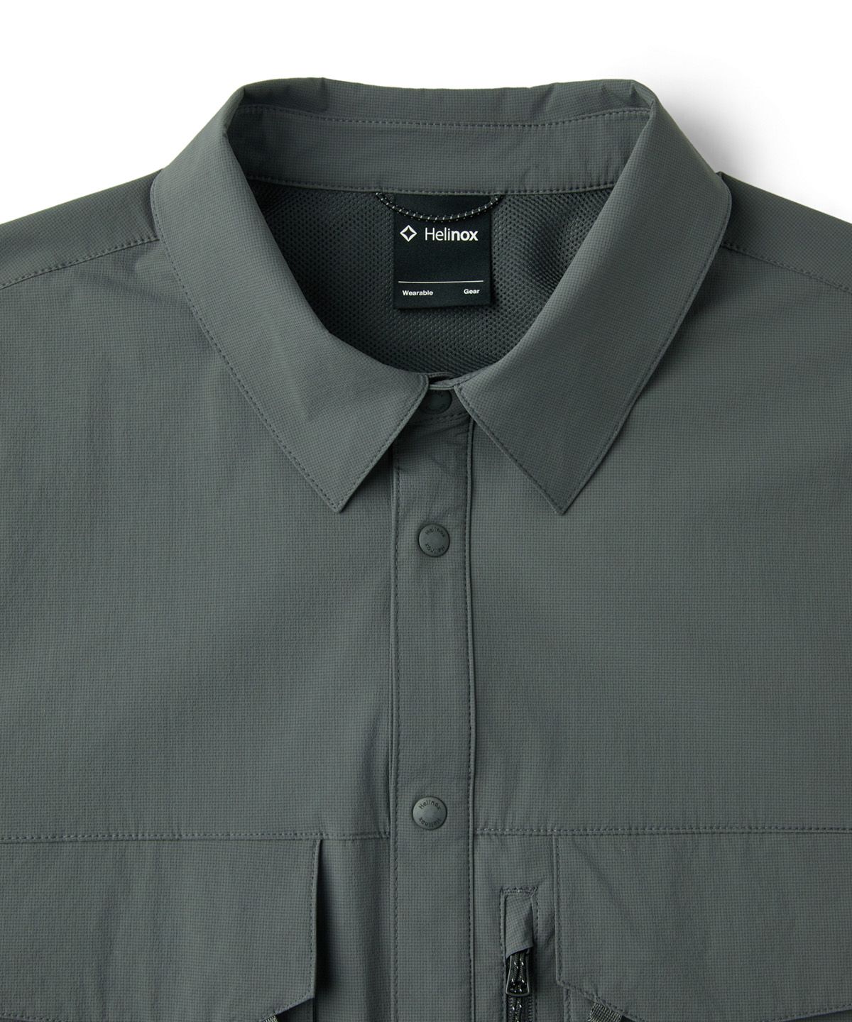 헬리녹스 웨어(HELINOX WEAR) 반팔 필드 셔츠_Dark Gray