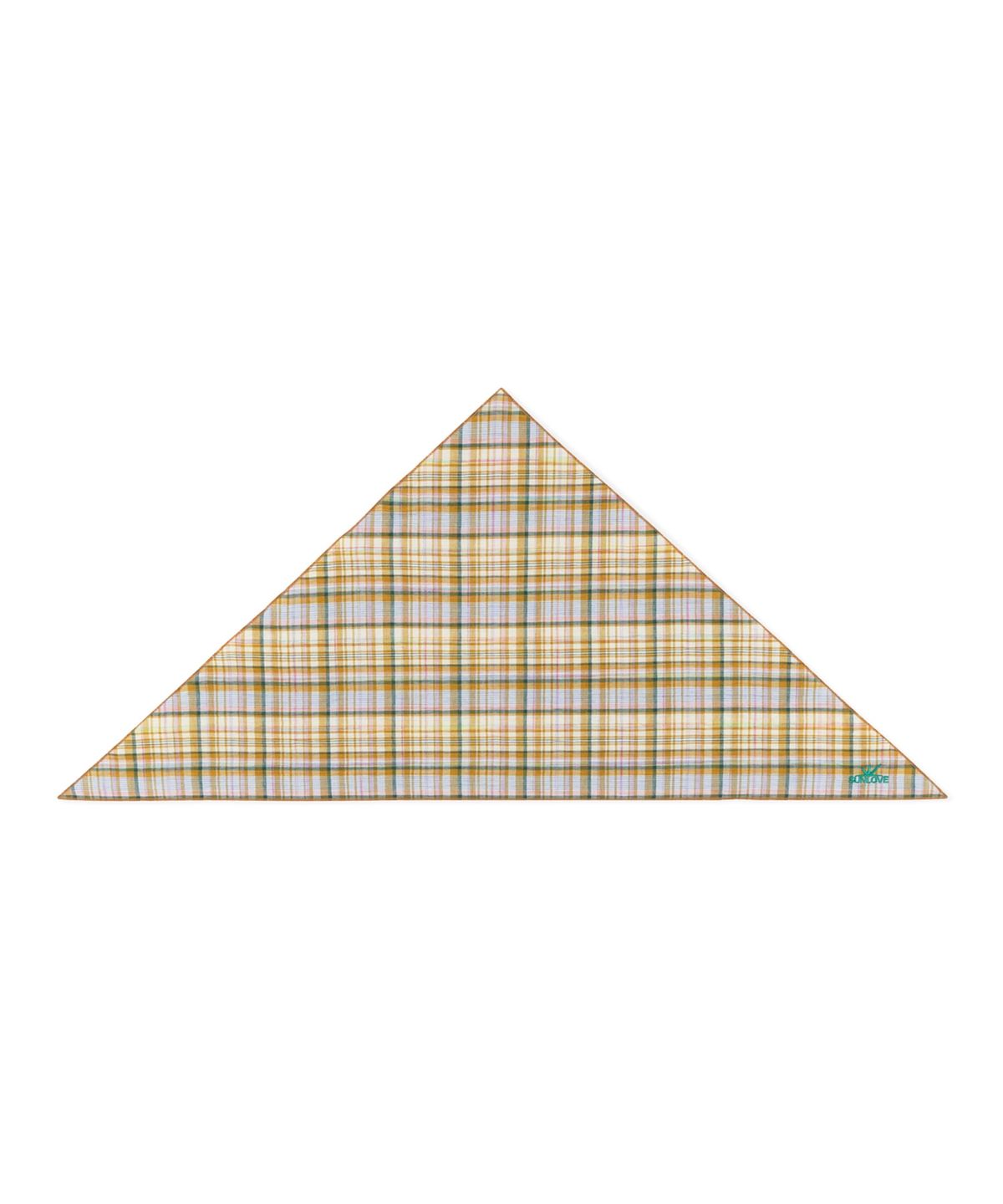썬러브투어(SUNLOVETOUR) Plaid Tri Scarf Yellow