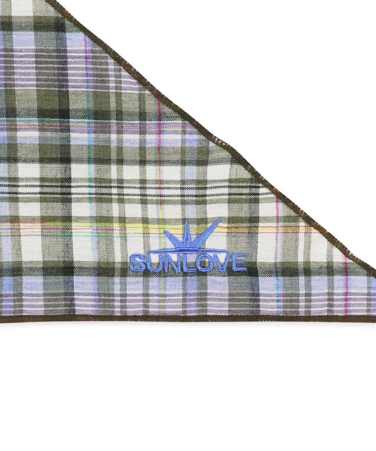 썬러브투어(SUNLOVETOUR) Plaid Tri Scarf Green
