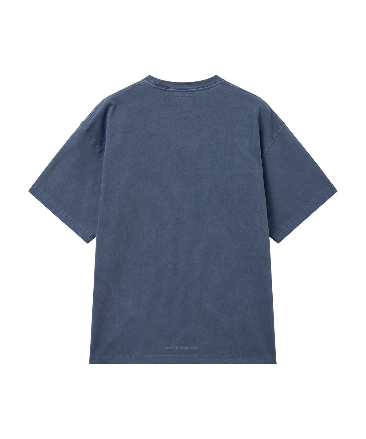 핍스 모터사이클(PHYPS MOTORCYCLE) [2Pack] Original Wing Logo Pigment Short Sleeve Blue & White