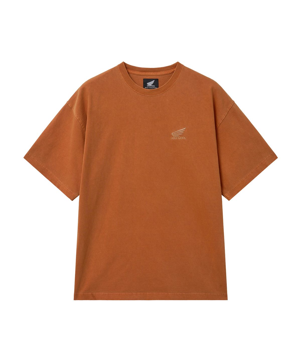 핍스 모터사이클(PHYPS MOTORCYCLE) [2Pack] Original Wing Logo Pigment Short Sleeve Orange & White