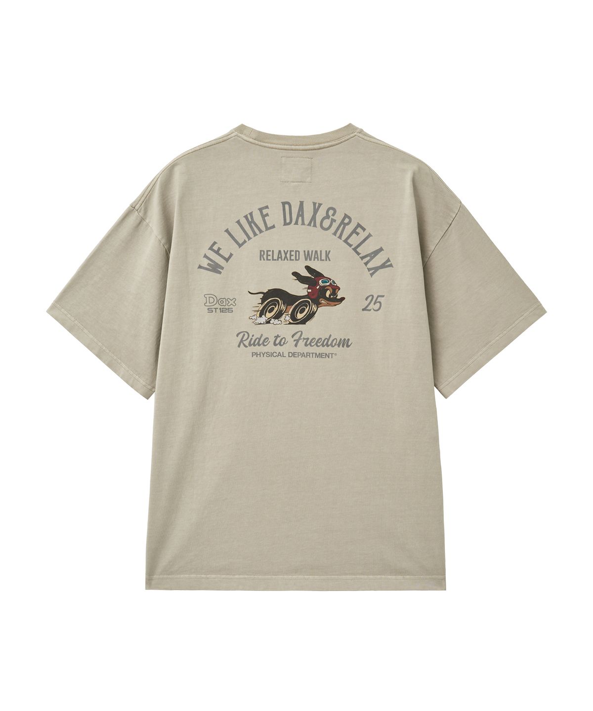 핍스 모터사이클(PHYPS MOTORCYCLE) DAX 125 Short Sleeve Beige