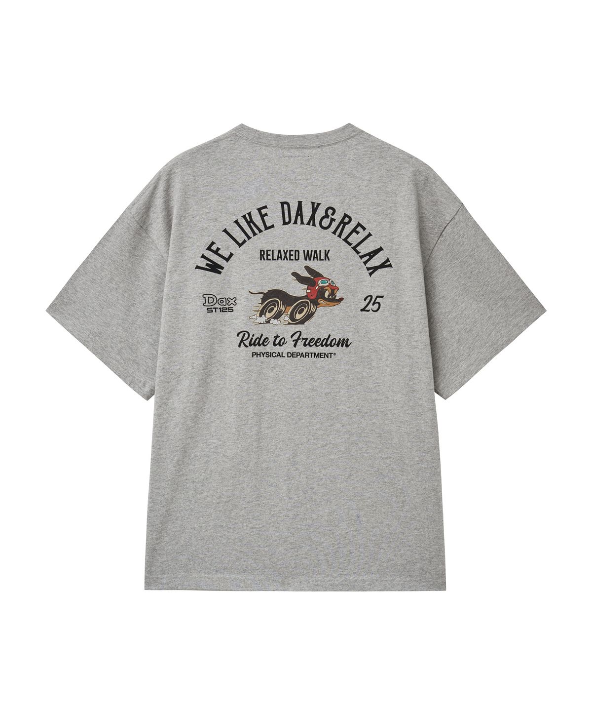핍스 모터사이클(PHYPS MOTORCYCLE) DAX 125 Short Sleeve Gray