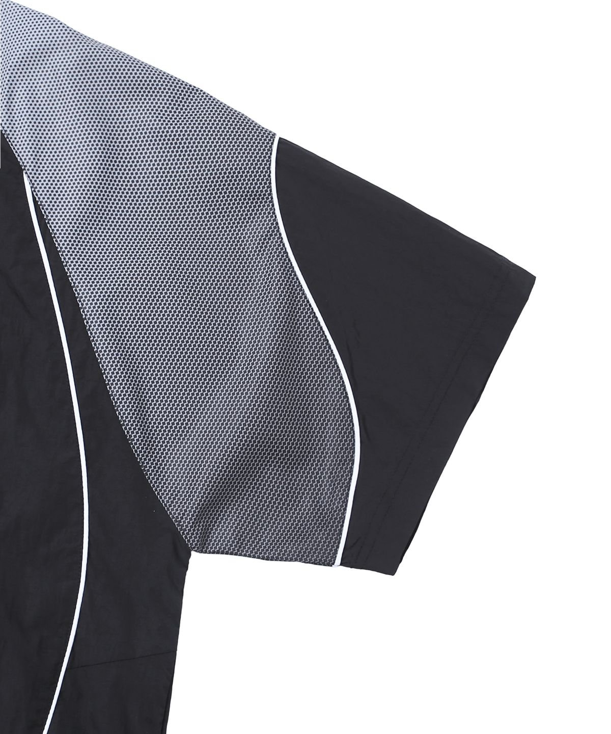 핍스 모터사이클(PHYPS MOTORCYCLE) Speed Track Nylon T-Shirt Solid Black