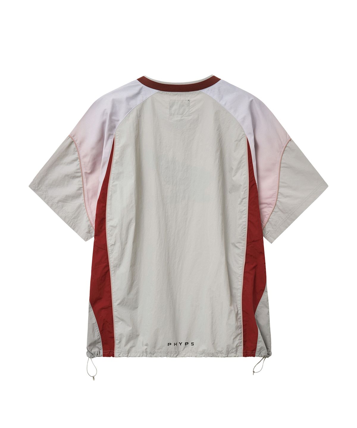 핍스 모터사이클(PHYPS MOTORCYCLE) Speed Track Nylon T-Shirt Silver