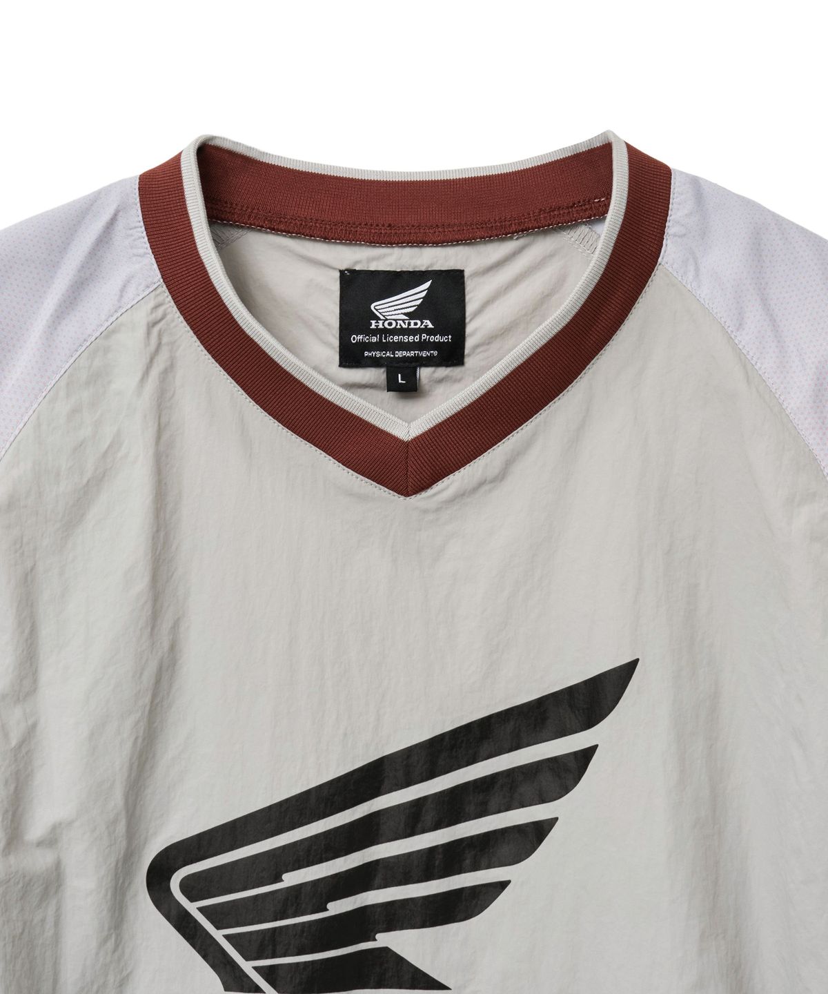 핍스 모터사이클(PHYPS MOTORCYCLE) Speed Track Nylon T-Shirt Silver