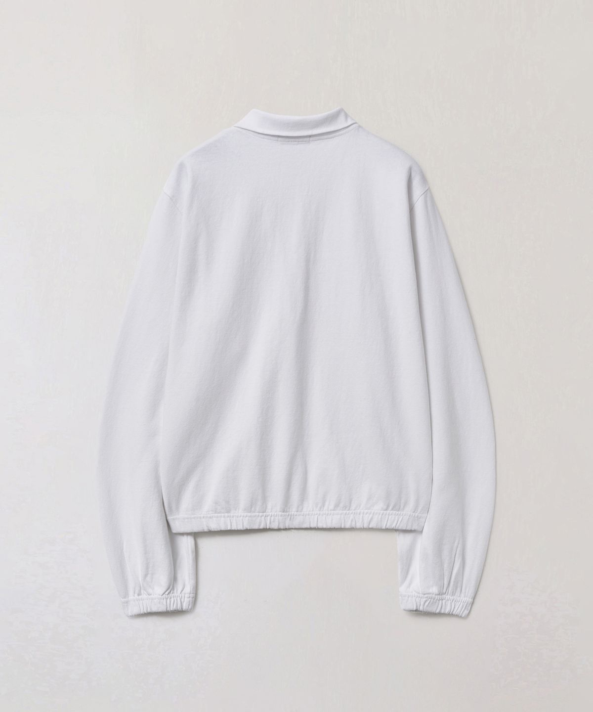 플라비즘(PLAVISM) Long Placket Polo Tee - White