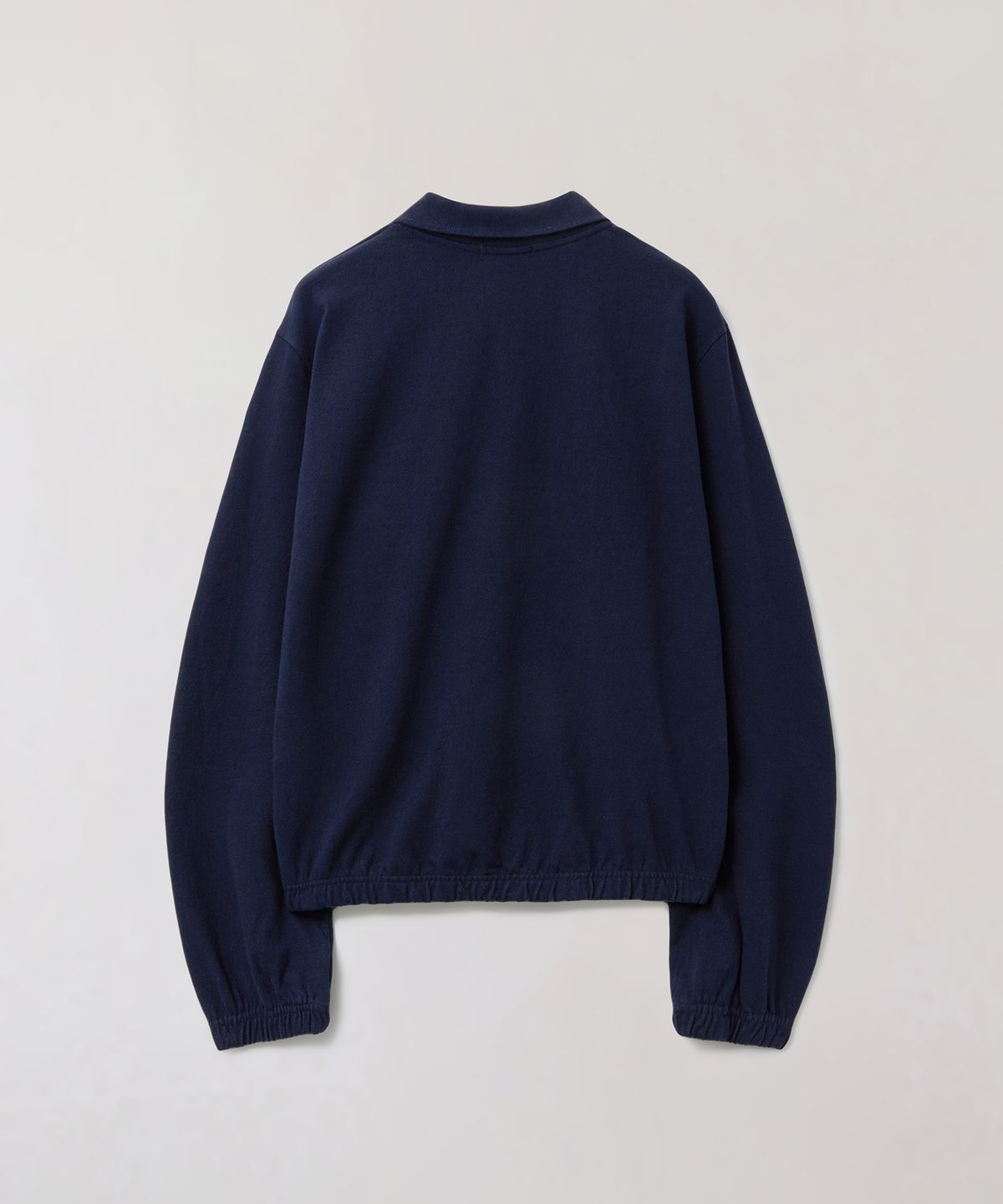 플라비즘(PLAVISM) Long Placket Polo Tee - Navy