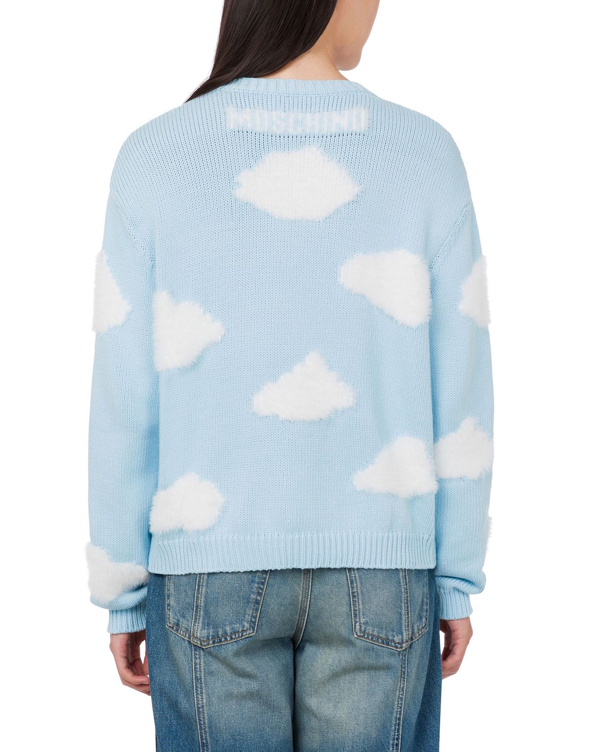 모스키노(MOSCHINO) 클라우드 코튼 혼방 스웨터
