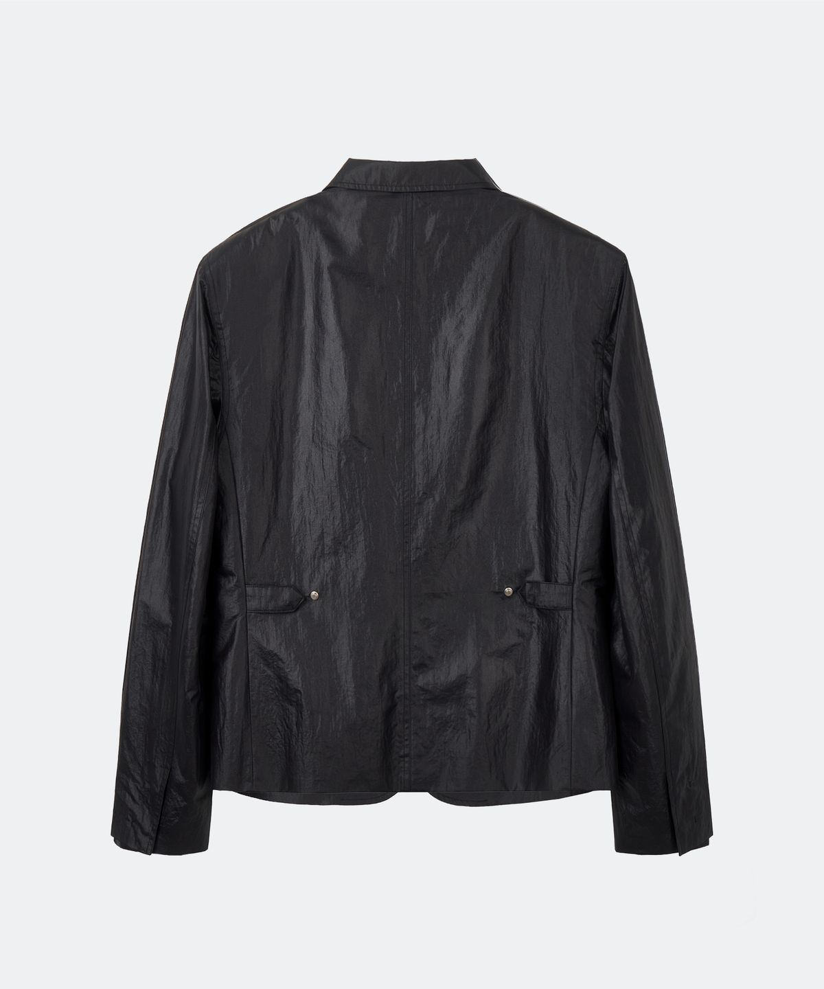 유지(YUJI) TECH ZIP BLAZER BLACK