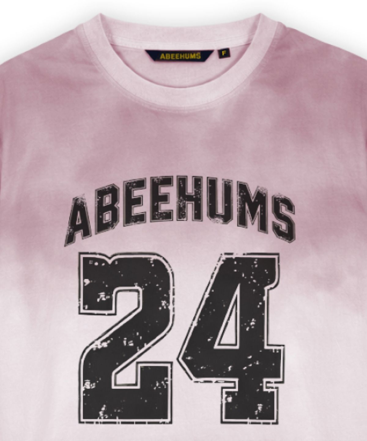 어비험즈(ABEEHUMS) NO.24 페인티드 티셔츠 ABH365-105 라벤더