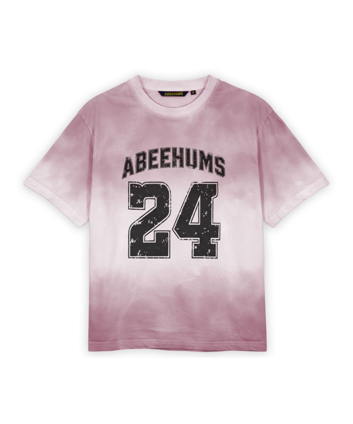 어비험즈(ABEEHUMS) NO.24 페인티드 티셔츠 ABH365-105 라벤더