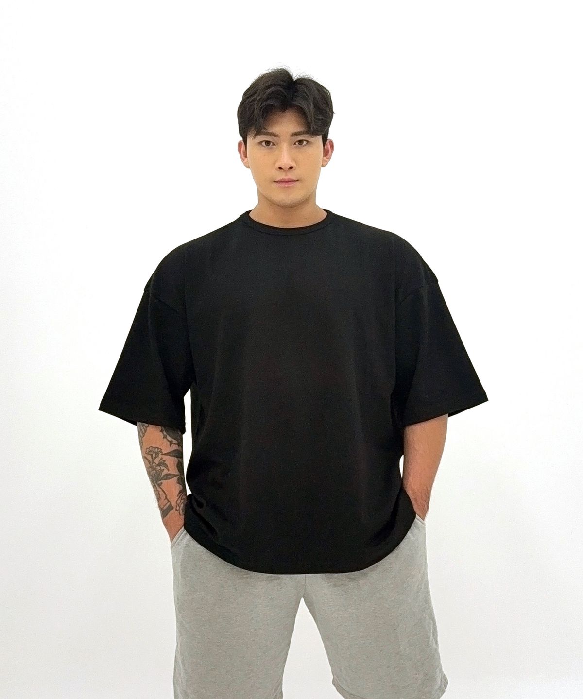 바벨웍스(BARBELLWORKS) 짐웨어 스트릿스텐다드 오버 박스 핏