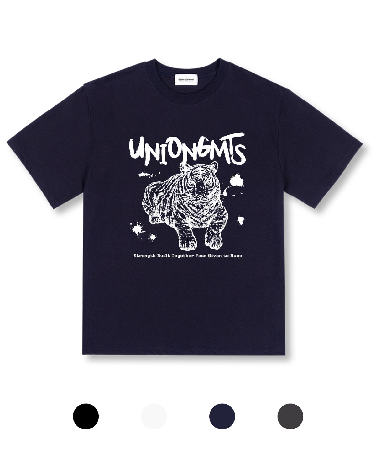 유니온가먼츠(UNION GARMENTS) 유니온타이거 오버핏 반팔 티셔츠 4COLOR
