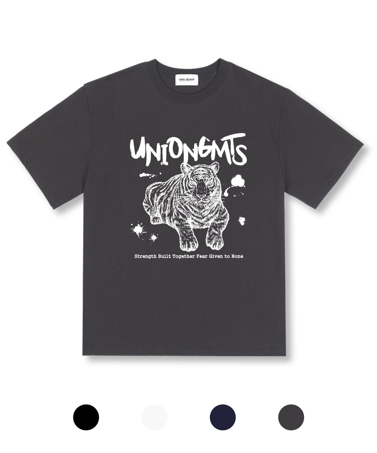 유니온가먼츠(UNION GARMENTS) 유니온타이거 오버핏 반팔 티셔츠 4COLOR