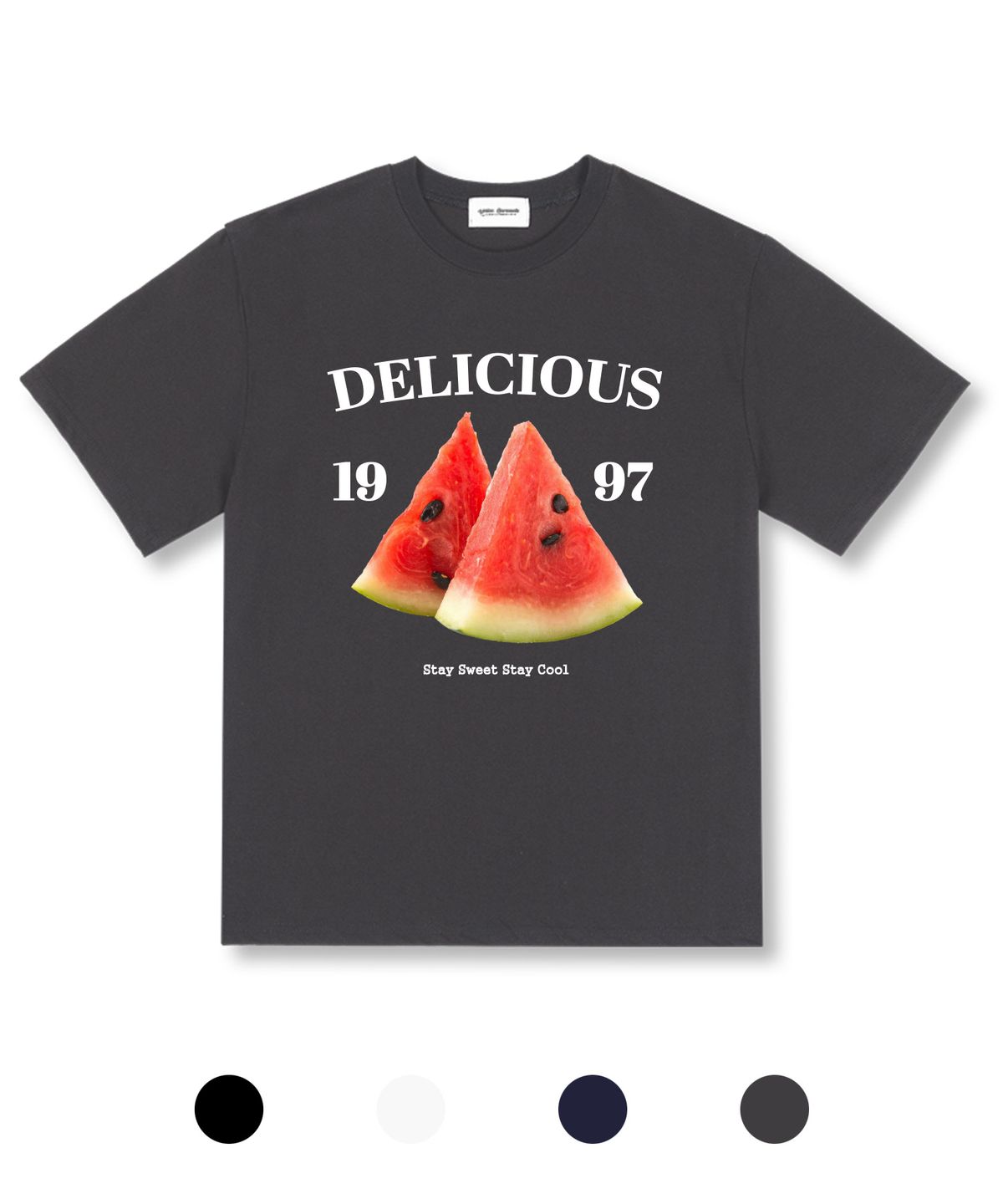 유니온가먼츠(UNION GARMENTS) 워터멜론 오버핏 반팔 티셔츠 4COLOR