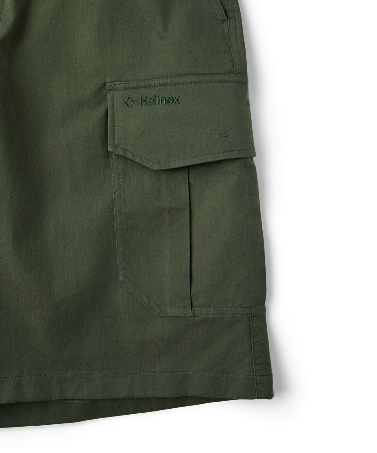 헬리녹스 웨어(HELINOX WEAR) 코튼 혼방 카고 쇼츠_Dark Khaki