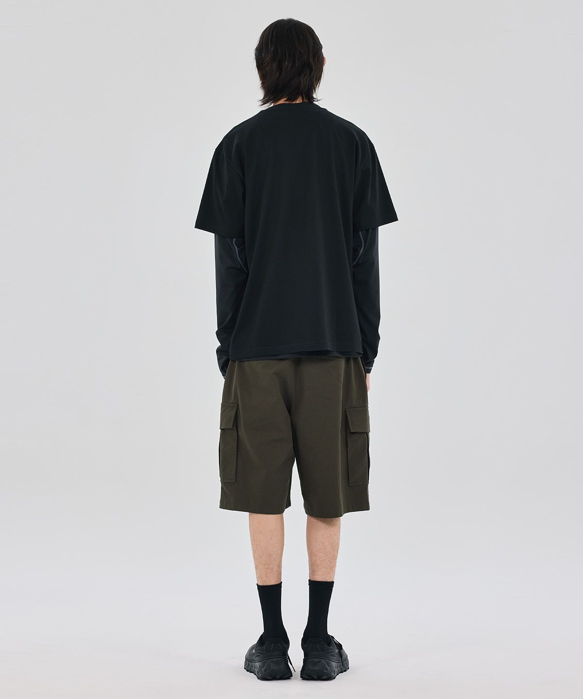 헬리녹스 웨어(HELINOX WEAR) 코튼 혼방 카고 쇼츠_Dark Khaki