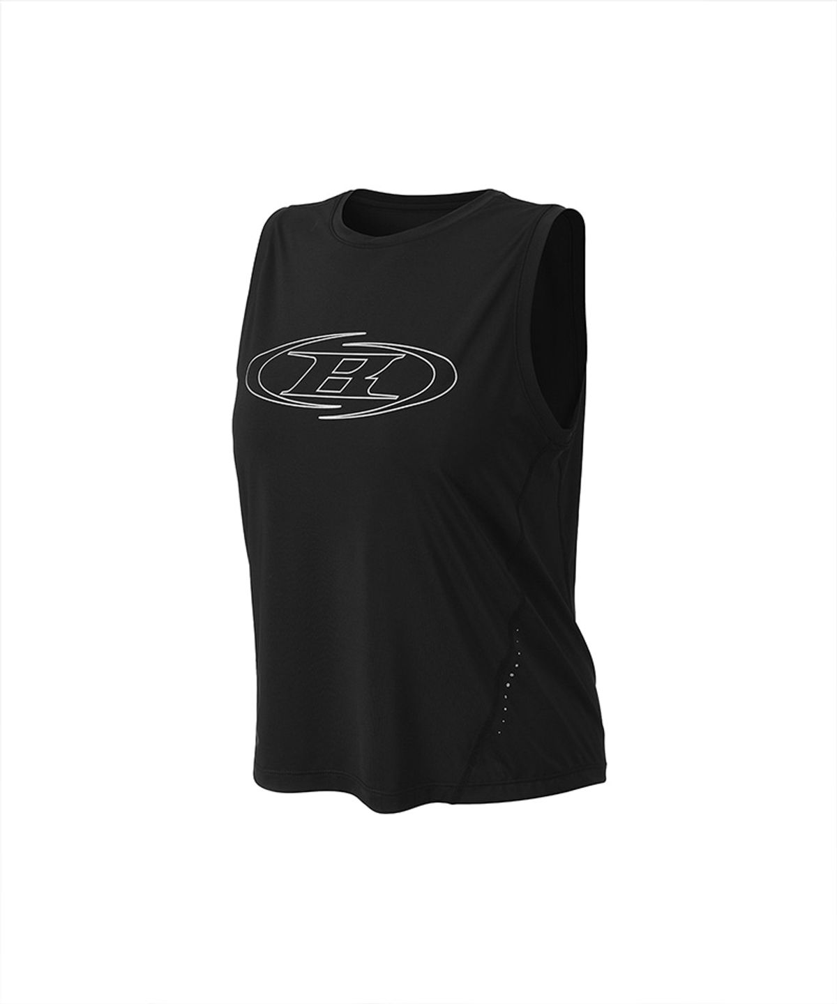 본투윈(BORN TO WIN) W STROKE B RELAX FIT SLEEVELESS [BLACK]