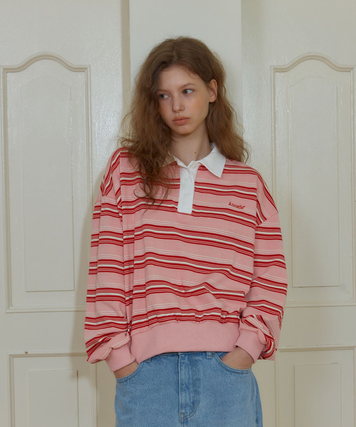아노에틱(ANOETIC) ANC COTTON CANDY SWEATSHIRT_PINK