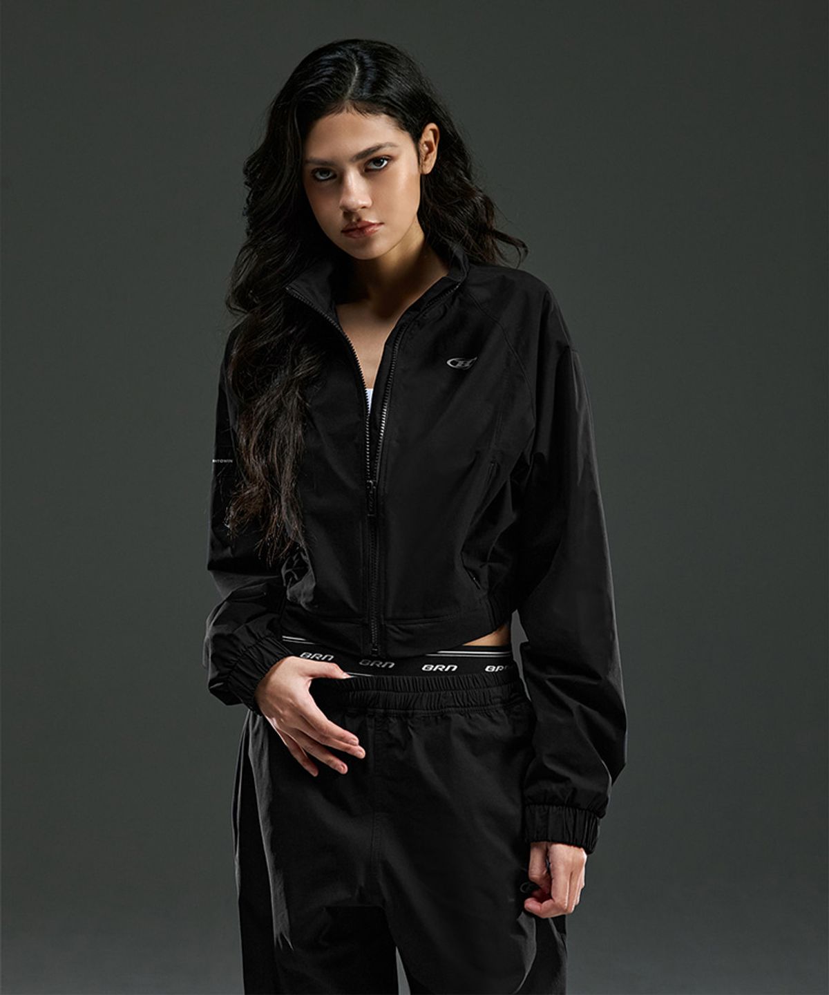 본투윈(BORN TO WIN) W STRETCH VENTILATION JACKET [BLACK]