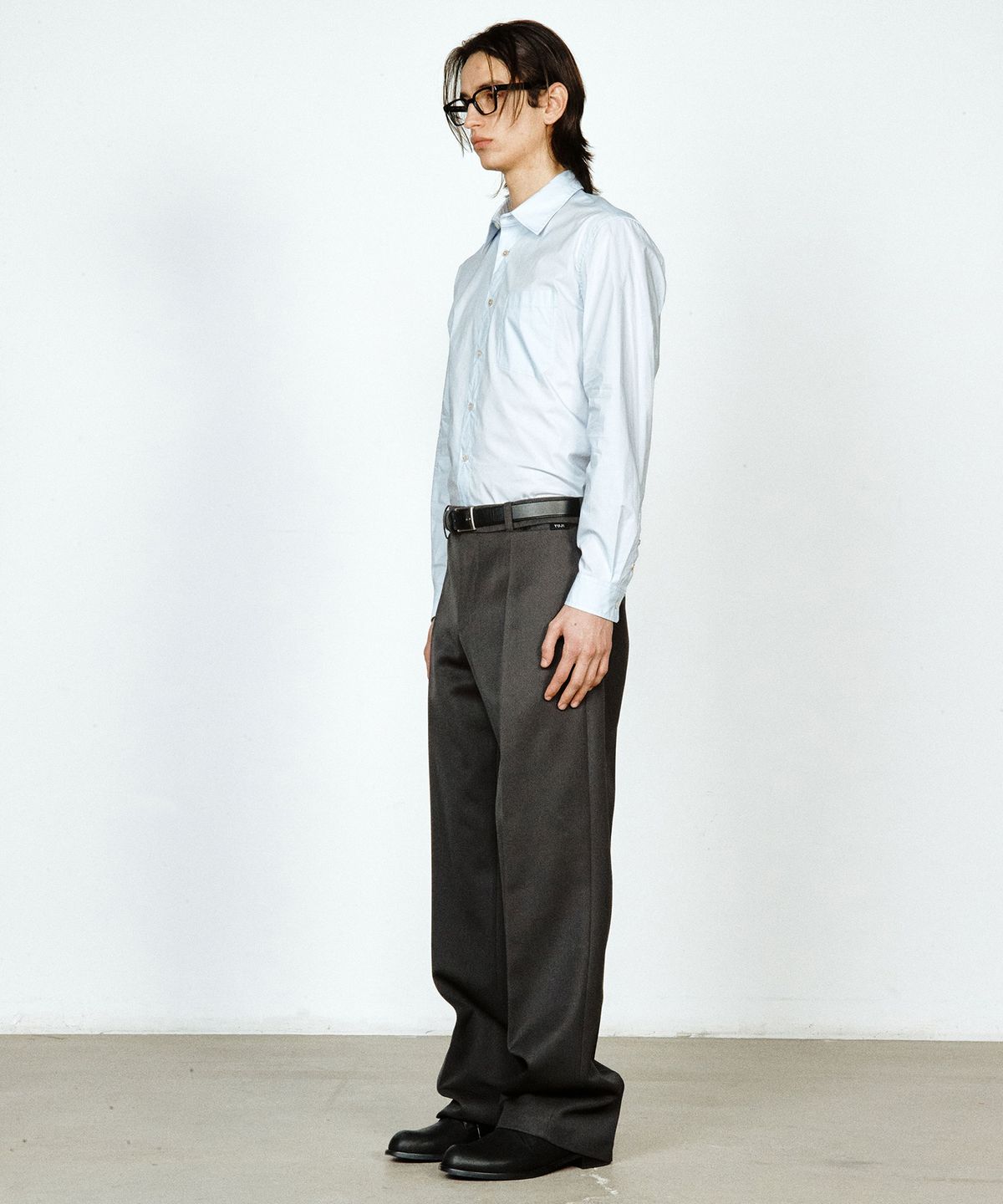 유지(YUJI) FOMCORE DERBY SHOES BLACK