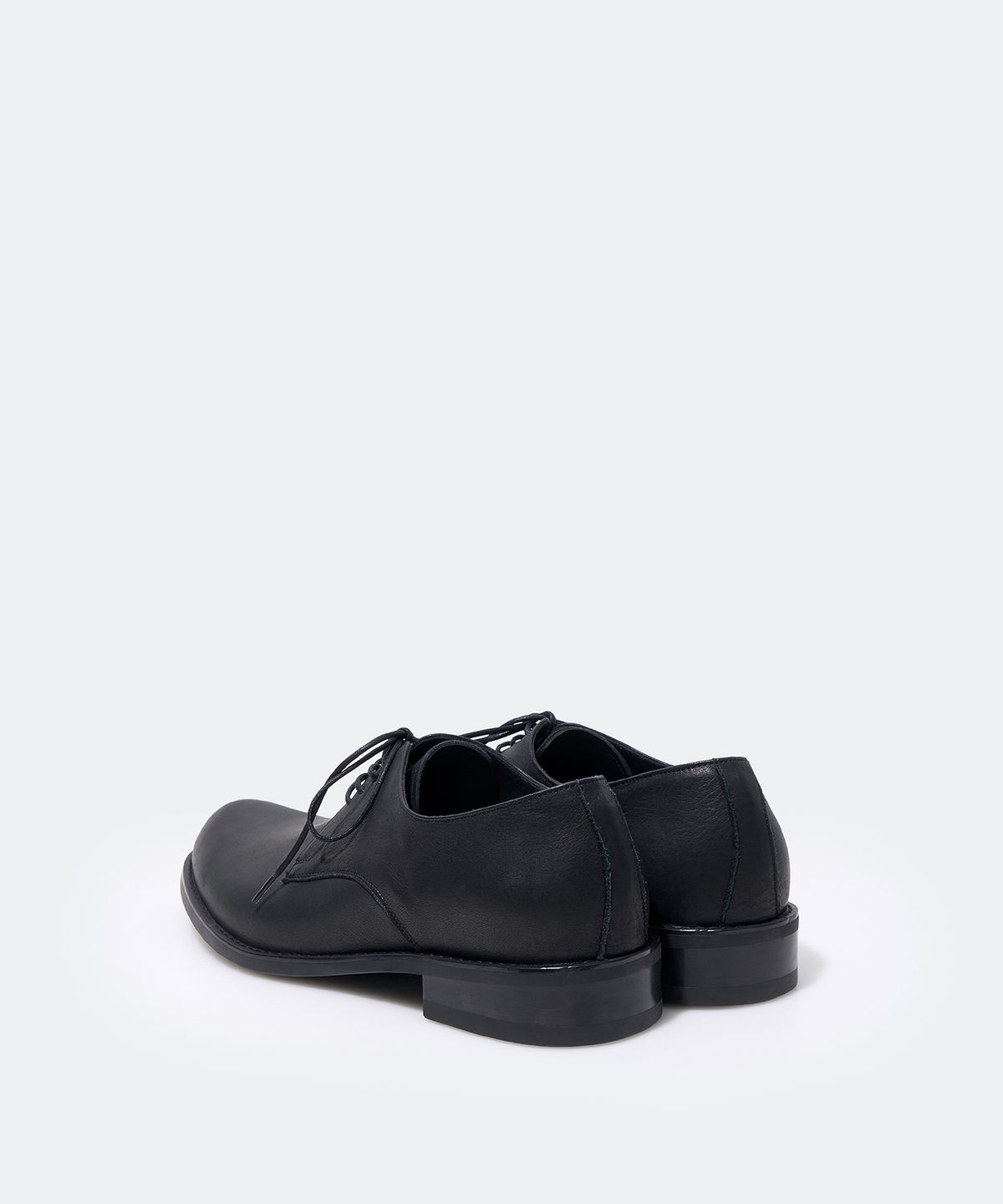 유지(YUJI) FOMCORE DERBY SHOES BLACK