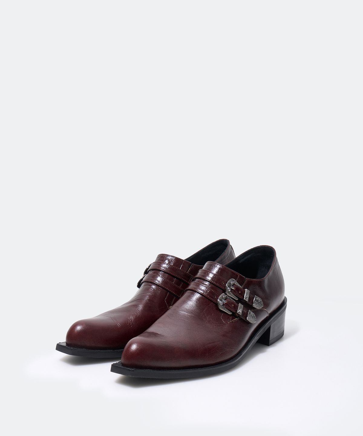 유지(YUJI) 90’s WESTERN SHOES BROWN