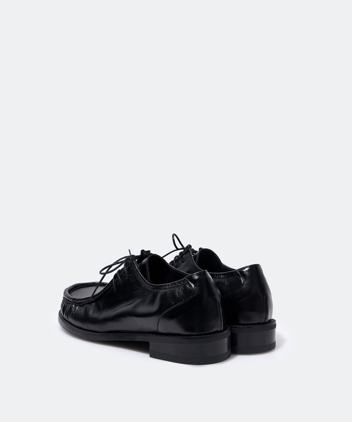 유지(YUJI) MENS WALLABY LOAFER BLACK
