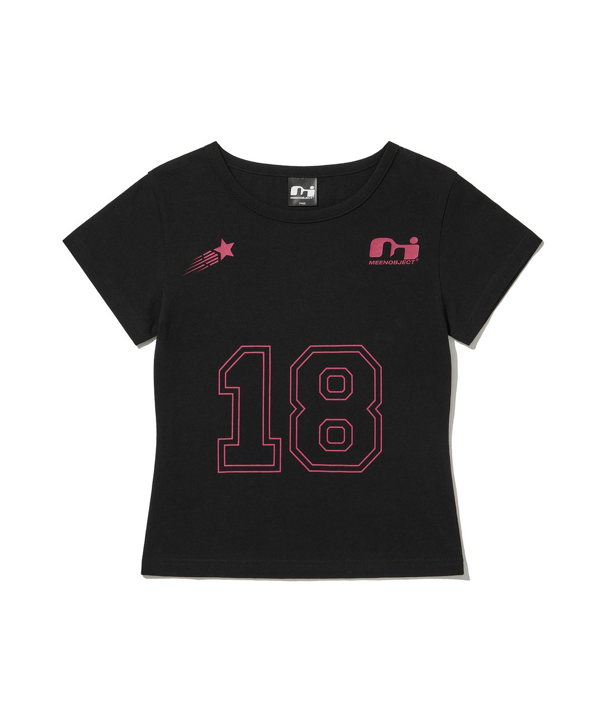민 오브젝트(MEEN OBJECT) 채원 X MEENOBJECT Numbering Slim T-Shirts