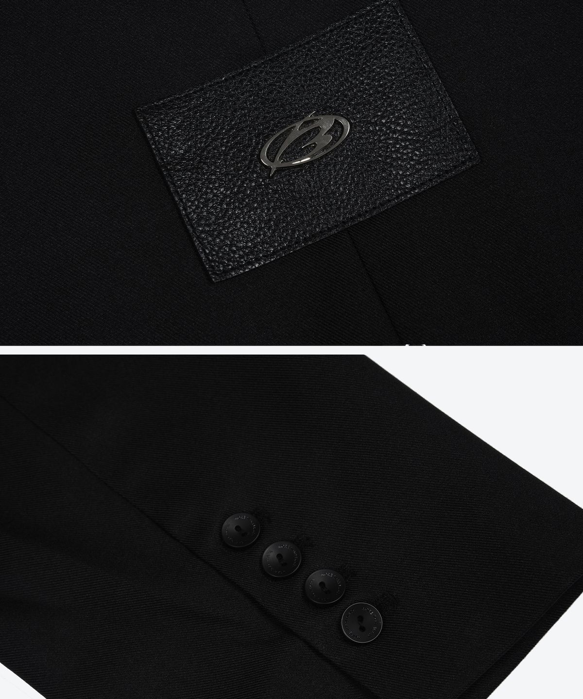모어댄블랙(MORE THAN BLACK) LOGO DADDY JACKET TIE SET