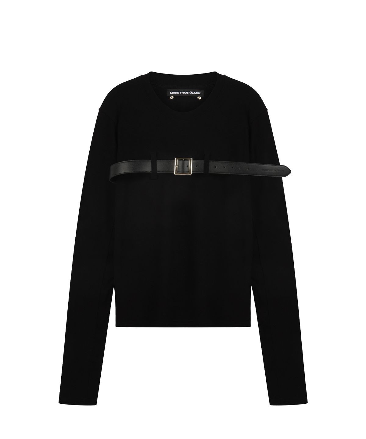 모어댄블랙(MORE THAN BLACK) BELT LONG SLEEVE