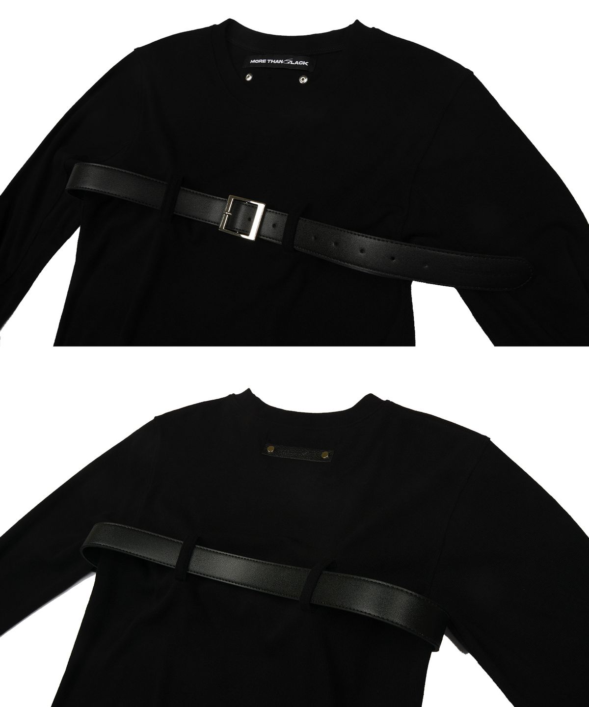 모어댄블랙(MORE THAN BLACK) BELT LONG SLEEVE