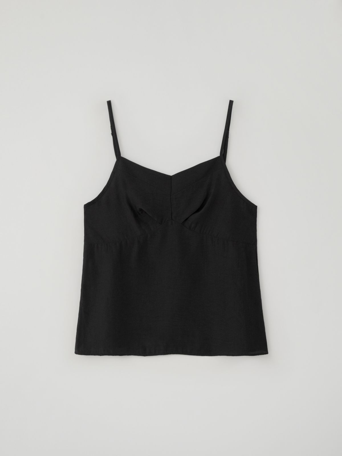톨로(TOLO) 실키 케미 탑(블랙)