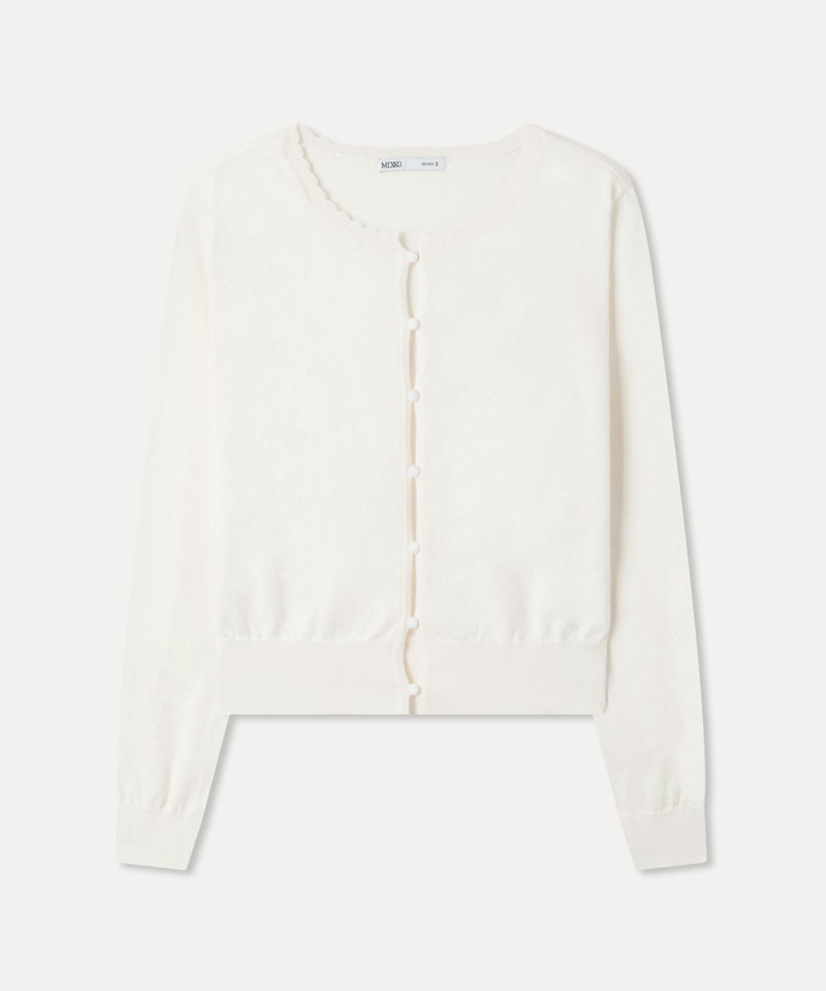 미쏘(MIXXO) 버튼 포인트 가디건_MIWCKG511T