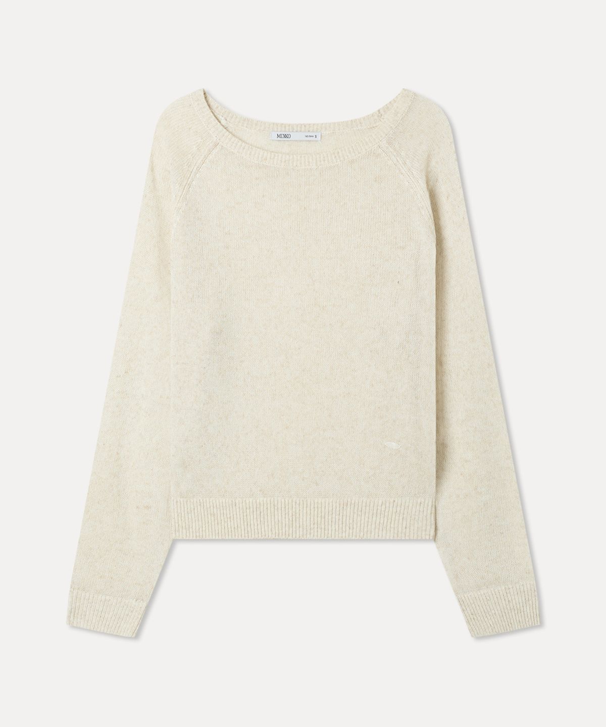 미쏘(MIXXO) [에센셜] 린넨 시스루 긴팔 니트_MIWKAG520T
