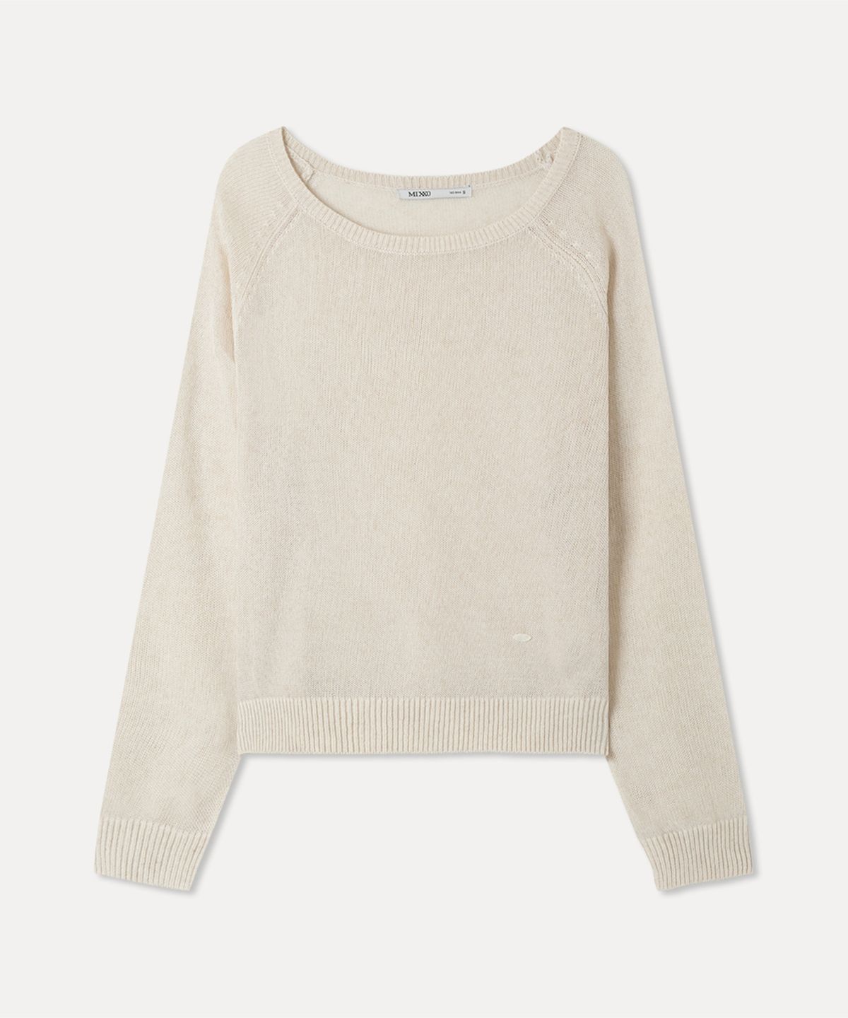 미쏘(MIXXO) [에센셜] 린넨 시스루 긴팔 니트_MIWKAG520T