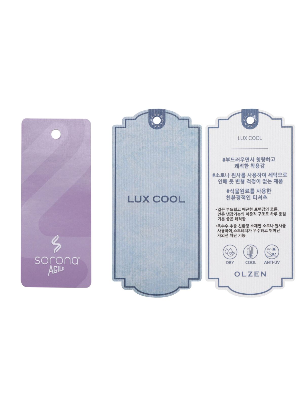 올젠(OLZEN) 여성 그래픽 라운드 반팔티_ZLG2TR2301WTB
