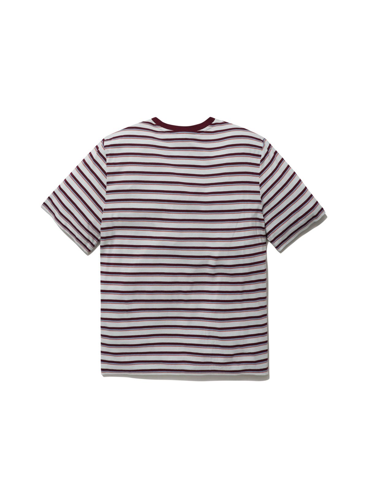 올젠(OLZEN) 여성 스트라이프 라운드 반팔티_ZLG2TR2304MT