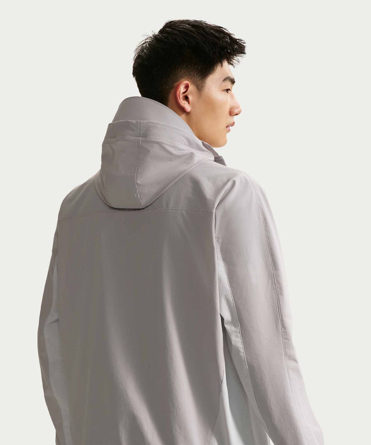나이키(NIKE) 테크 헬리오스 드라이 핏 긴소매 셸 M - 그레이 포그:오프 화이트:블랙 / IF0904-097