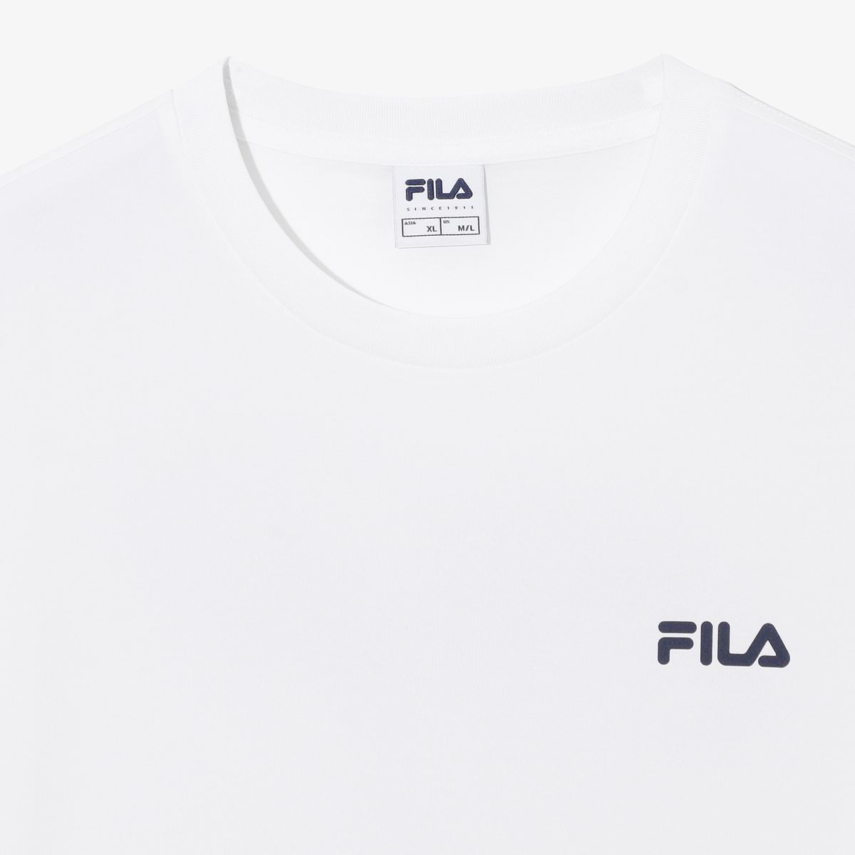 휠라(FILA) Drywave 빅리니어 레터링 반팔티(FS262RS01X021191)