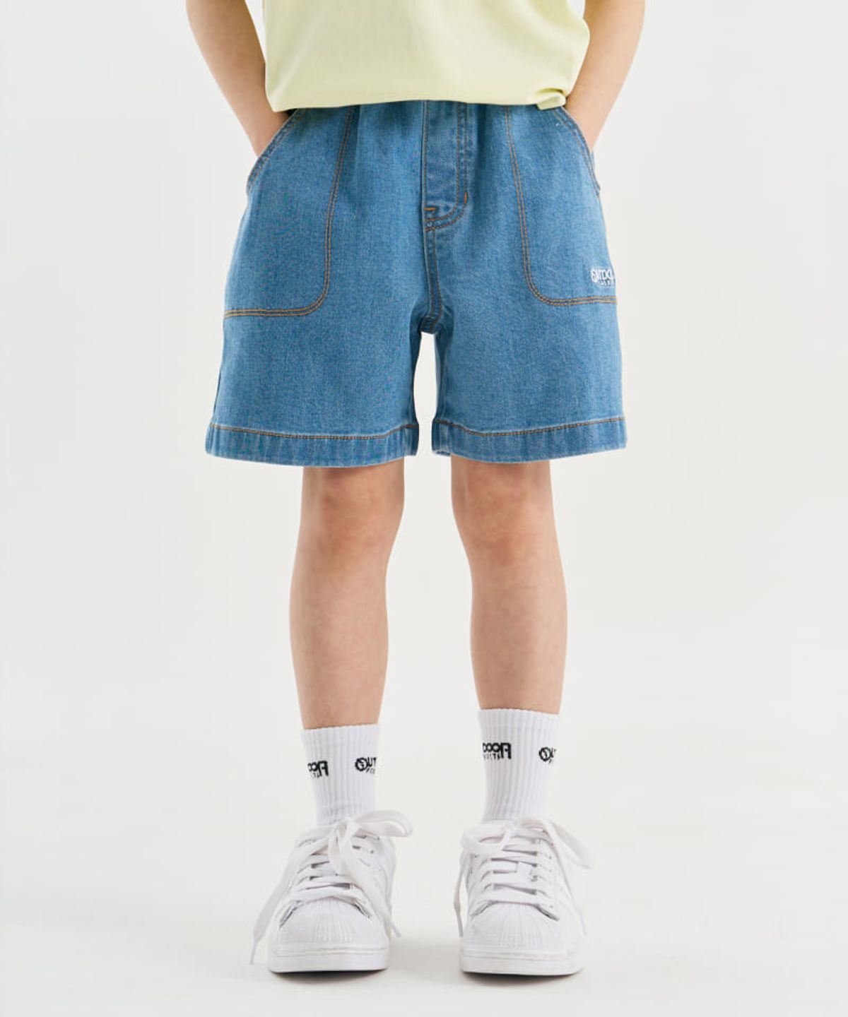 아웃도어 프로덕츠 키즈(OUTDOOR PRODUCTS KIDS) 여아 데님 쇼츠 (블루) OD262BDP73_BLU