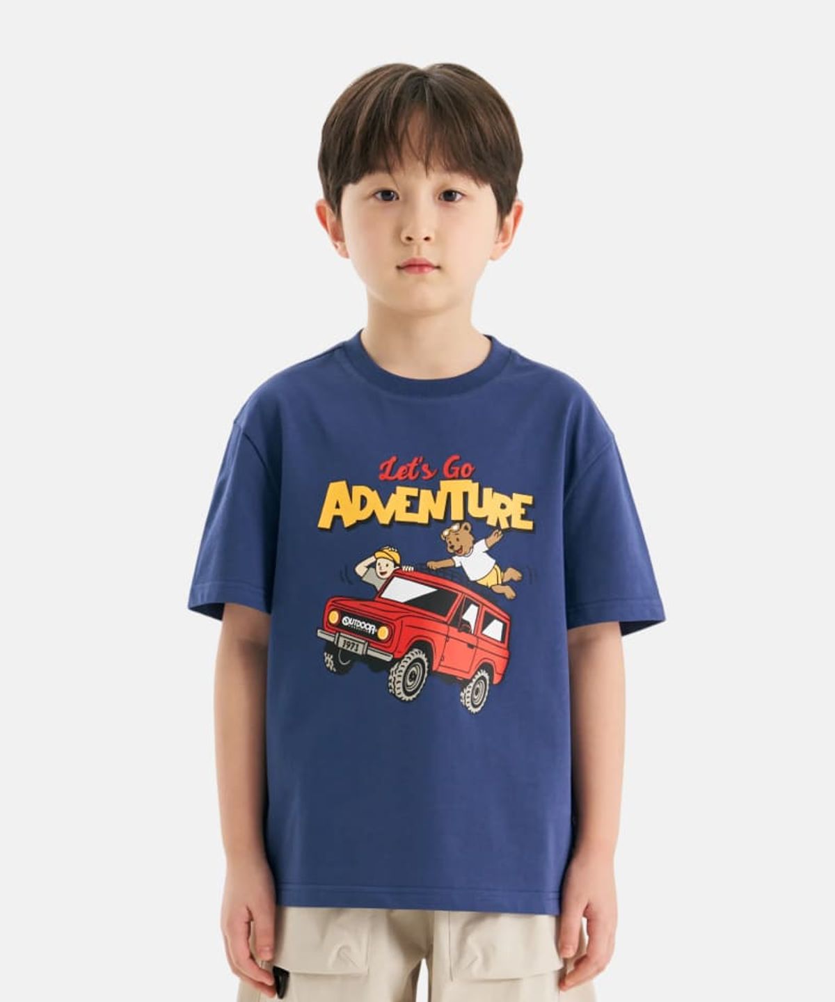 아웃도어 프로덕츠 키즈(OUTDOOR PRODUCTS KIDS) 어드벤처 그래픽 반팔 티셔츠 (로얄 블루) OD262ISS17_RBL