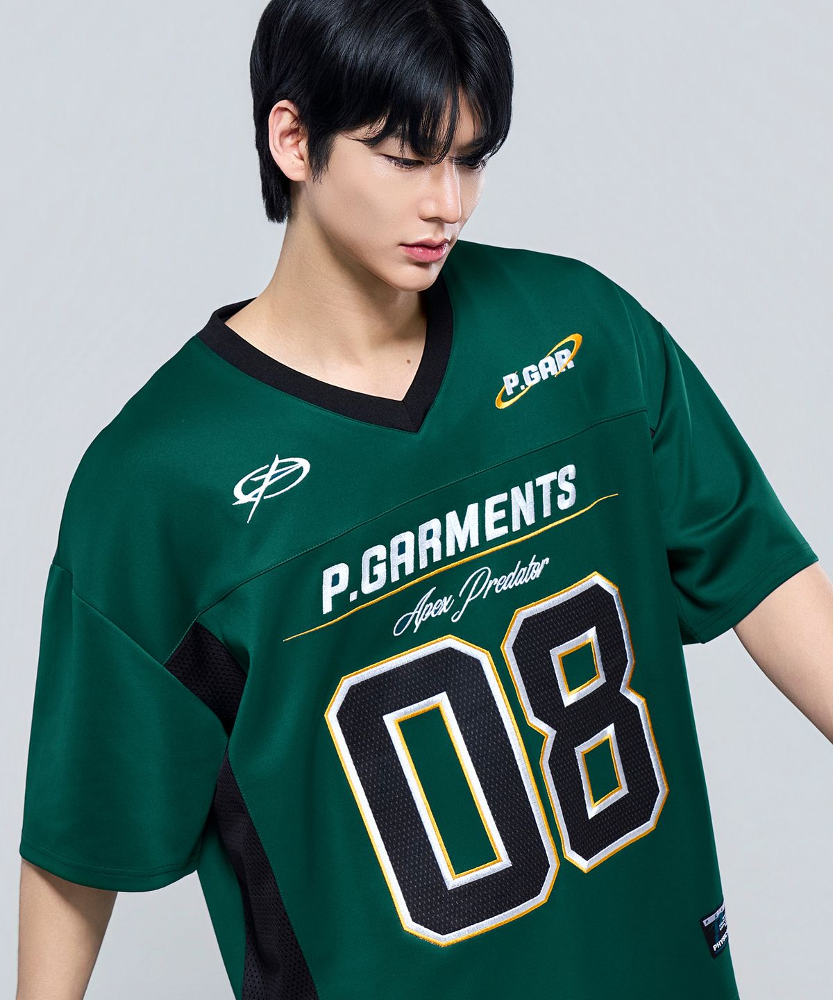 피지컬가먼츠(PHYSICAL GARMENTS) P2630 소프트쿠션 오버핏 풋볼 저지[3COLOR]