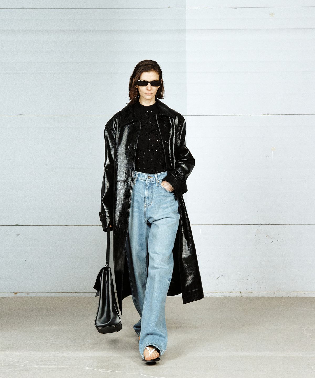 유지(YUJI) DOMINGO WASHED DENIM PANTS BLUE