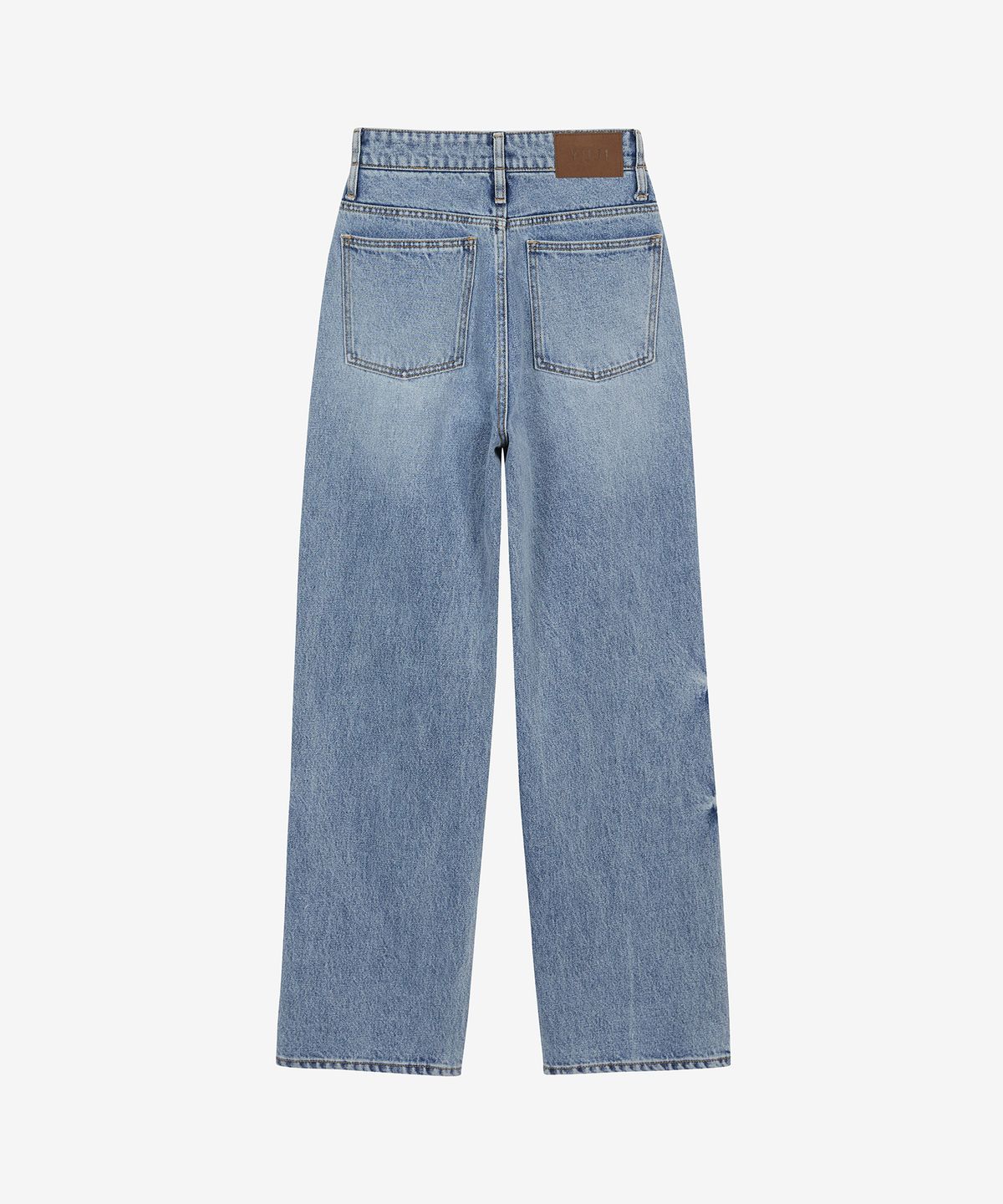 유지(YUJI) DOMINGO WASHED DENIM PANTS BLUE